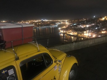 Nana checking out Porto at night